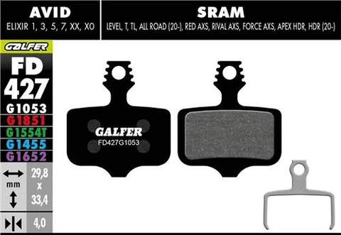 GALFER BIKE Road G1455 Brake Pads